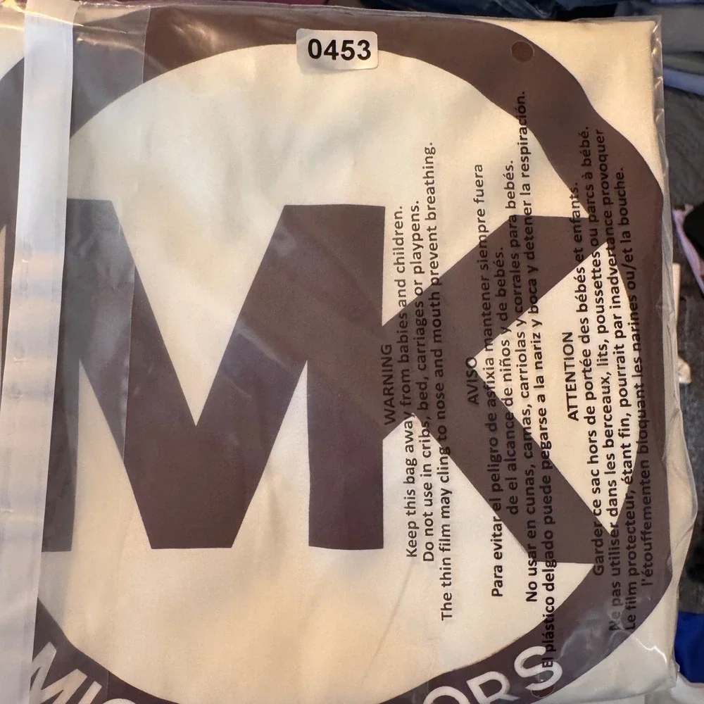 Michael Kors Dust Bag White Drawstring Handbag Storage Travel 22x22 Large